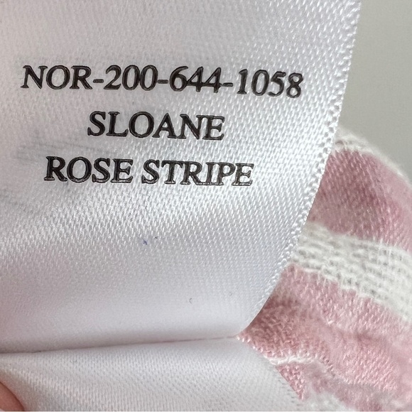 Rails Sloan Rose Stripe Linen Blend Tie Front Top - Picture 5 of 6